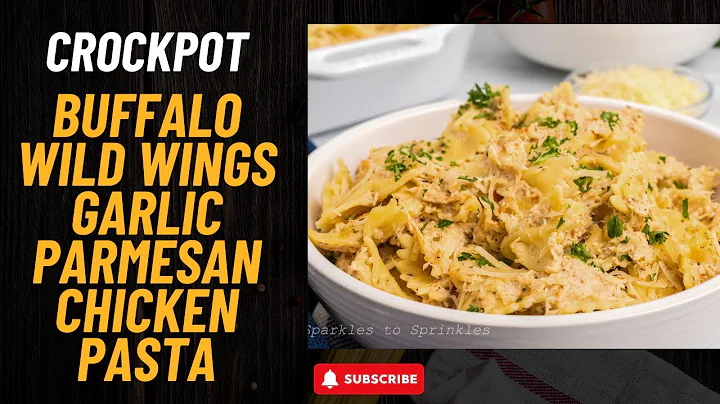 Crockpot Buffalo Wild Wings Garlic Parmesan Chicken Pasta