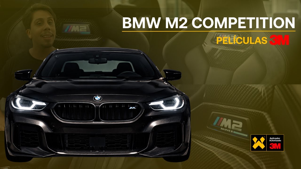 BMW M2 COMPETITION - PELÍCULA SOLAR COLOR STABLE E ANTIVANDALISMO SAS 3M - THE WONDER CAR SERVICE