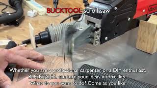 🔧 The perfect tool for creativity: BUCKTOOL scroll saw!