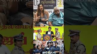 சிங்கப்பெண் படையை பாராட்டிய நடிகை யாஷிகா ஆனந்த்.! Yashika Annand Speech about CM Vijay