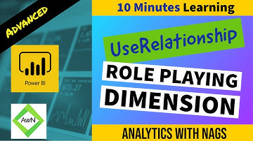 Power BI Tutorial (19/50) - What is Role Playing Dimension or UseRelationship