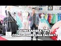 QUINCEAÑERA TIPS /COMO PONERTE TU FALDA DE QUINCEAÑERA /  TOMAS BENITEZ