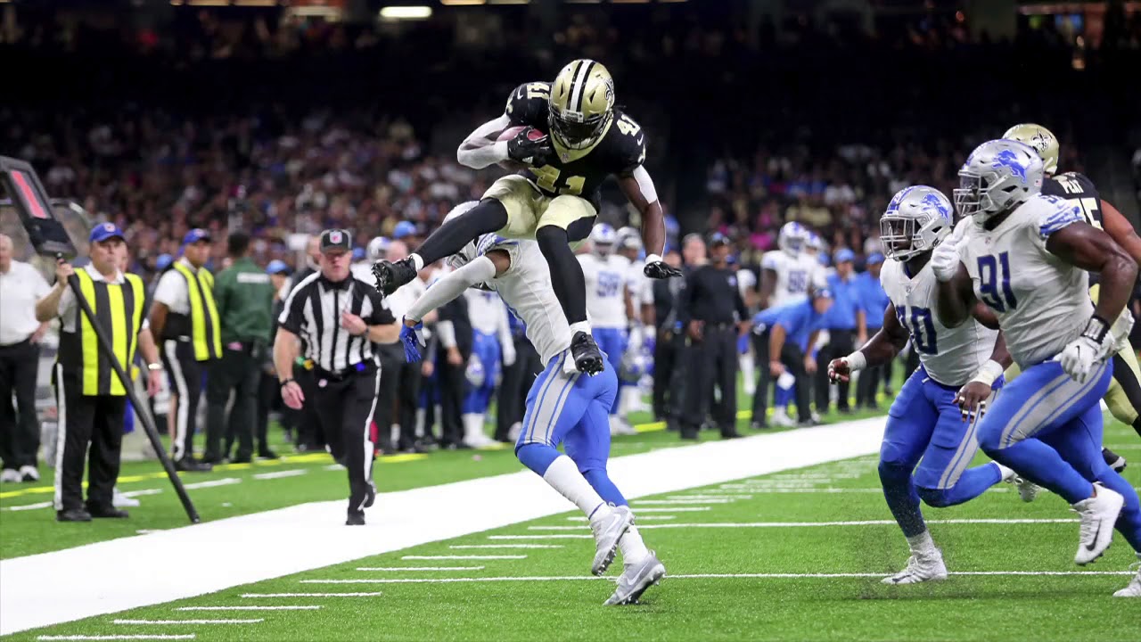 Image result for alvin kamara hurdle