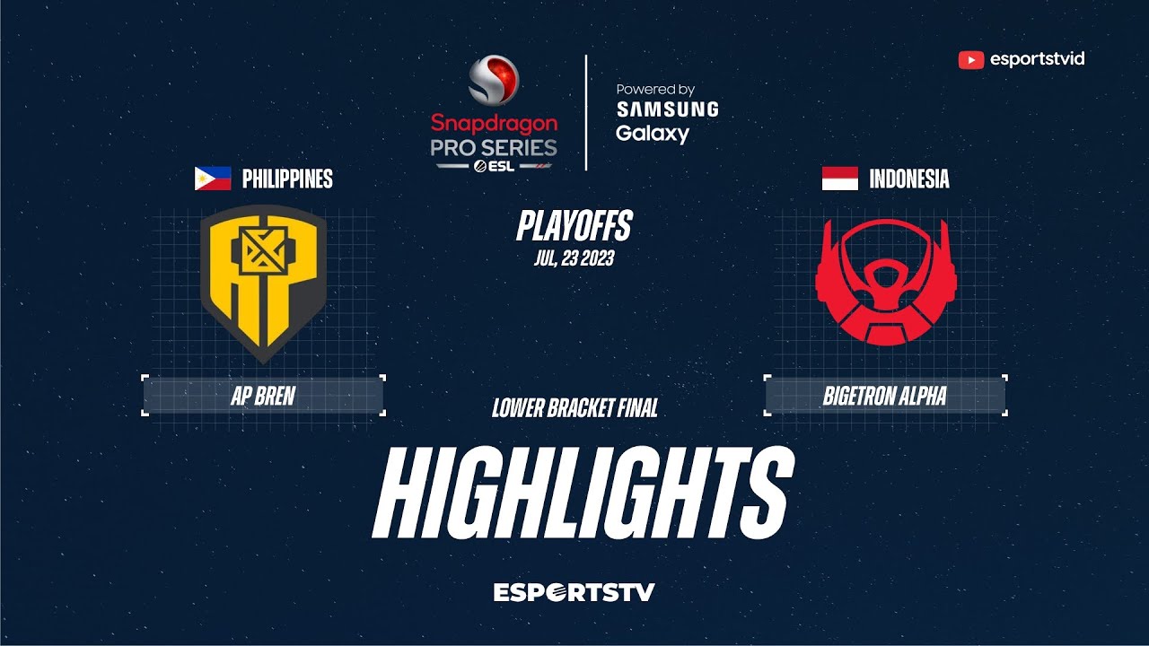 Bigetron Alpha vs AP Bren HIGHLIGHTS ESL SPS S3 Playoffs | BREN vs BTR