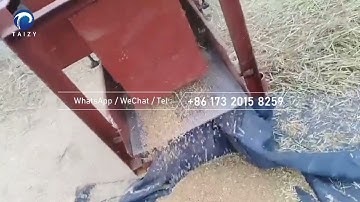 Long service life multi-functional thresher for rice corn wheat sorghum! Grain threshing machine