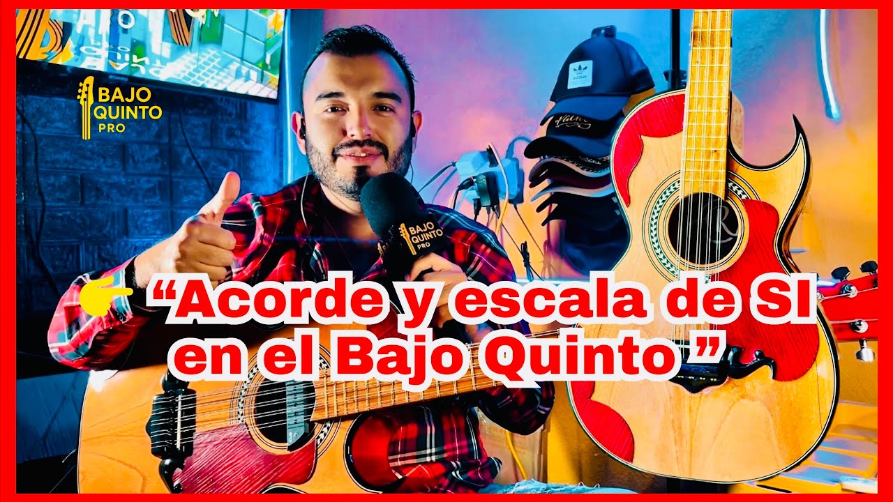 👉 “Domina el tono de SI en el Bajo Quinto: Acorde + Escala completa”