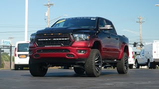 Custom Fade Paint! Lifted 2022 Ram 1500 Night - Rocky Ridge Trucks K2 | 30664T