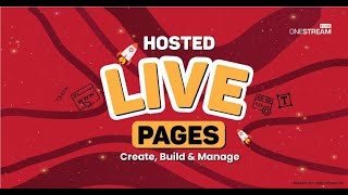 Hosted Live Pages - Your Personalized Webpage for Website Live Streaming with OneStream Live screenshot 4