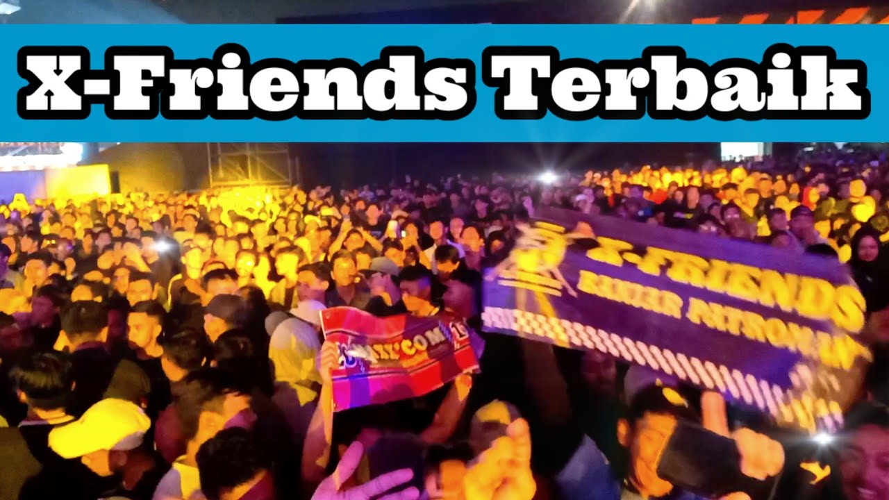 Anto Tipe-X Kegembiraan X friends di konser Adalah Kebahagian kami juga para personil Bandnya .