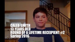 Introducing Our Second Recipient, Caleb Smith