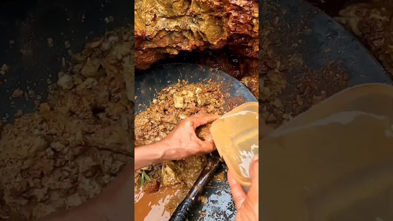 found a lot of gold,, and I am very happy, may we all be happy #goldhunter