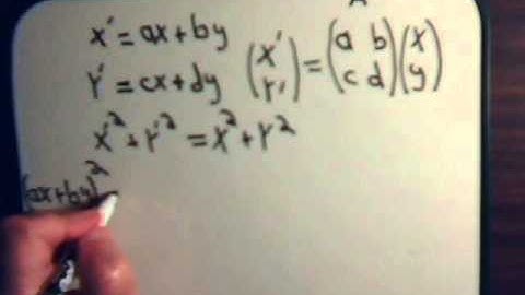 Linear Algebra Video #29: Orthogonal Matrices - Formal Properties Part 2