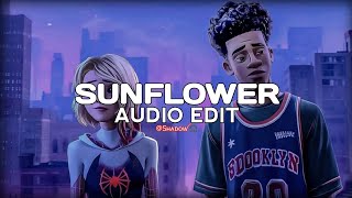 Sunflower (Tiktok Version) - Post Malone And Swae Lee [Edit Audio]