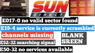 SUN DIRECT ALL PROBLEMS SOLVED |  NO VALID SECTOR FOUND | CHANNELS MISSING | FACTORY DEFALT | PIN | screenshot 5