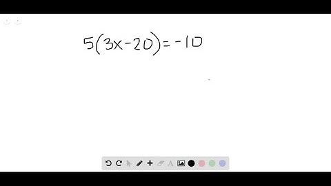 In Exercises 5-14, solve the equation Justify each step. (See Examples 1 and 2 ) 5(3 x-20)=-10
