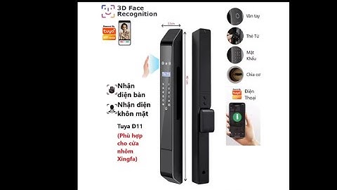[Tuya Smart] Hướng dẫn cài đặt khoá Tuya D11 Palm Vein / Face ID