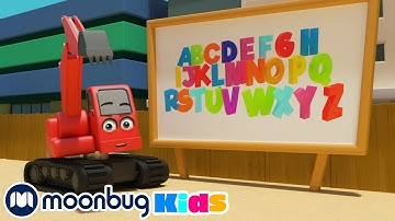 Learn ABCs at the Construction Site - Alphabet Song | Digley & Dazey | Excavator for Kids