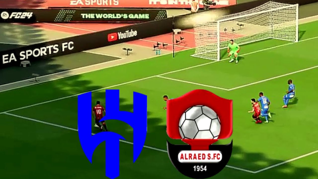 AL HILAL x AL RAED CAMPEONATO SAUDITA GAMEPLAY FIFA 24 - YouTube