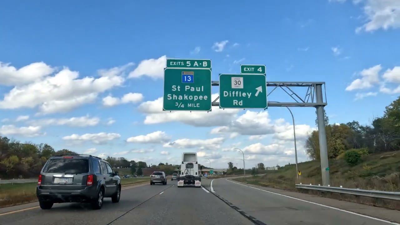 Hwy-77/Cedar Ave, Apple Valley, Minnesota 🇺🇲 Driving 