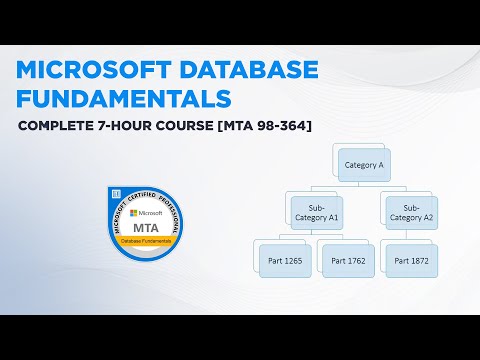 Microsoft Database Fundamentals l Complete 7 Hour Course MTA 98-364
