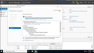How to Installing Active Directory Domain Services.