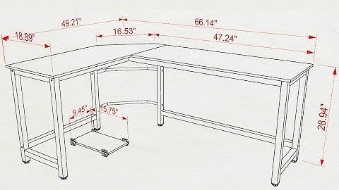 L Shaped Office Desk Home Corner Desk Computer Office PC Unboxing and Assembling Part1