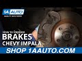 How to Replace Brake Kit 2000-05 Chevy Impala
