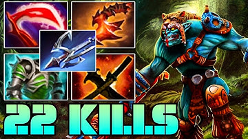 Huskar Dota 2 Mid Guide Pro Gameplay Carry Mix Set With 22 Kills Patch - 7.33