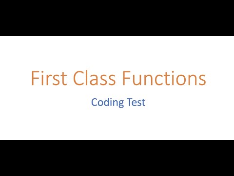 Javascript | First class functions & arrow functions | currying