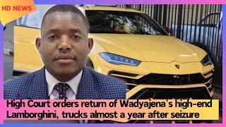 High Court orders return of Wadyajena’s high end Lamborghini, trucks almost a year after seizure