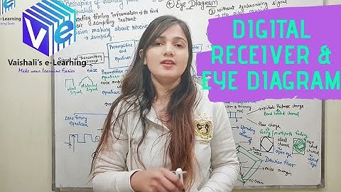 L 5 | Digital Receiver & Eye Diagram | Digital Communication | Vaishali Kikan