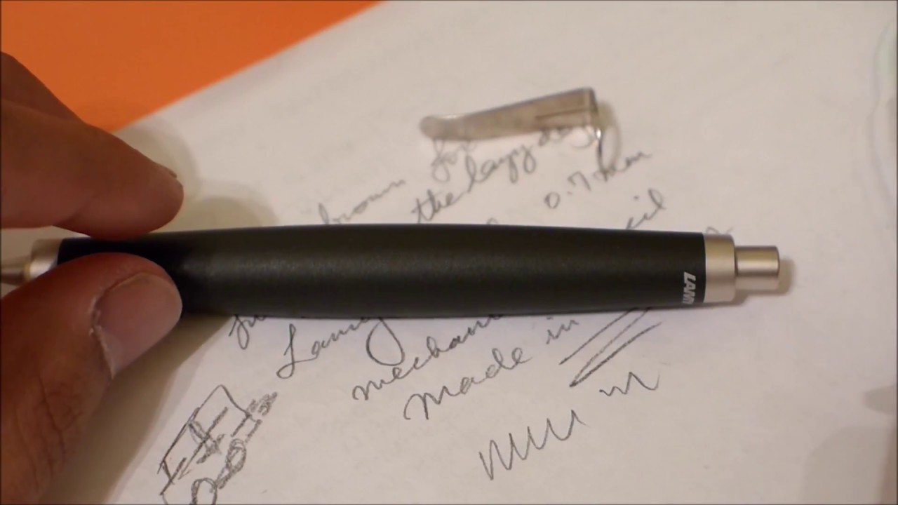 Lamy Scribble 0.7mm Mechanical Pencil Review