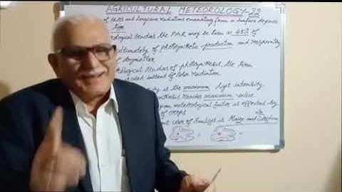 Agricultural Meteorology 22   JRF/SRF/NET/Other exams - BITS