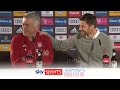 Xabi Alonso teasing Carlo Ancelotti about the 2005 Champions League final