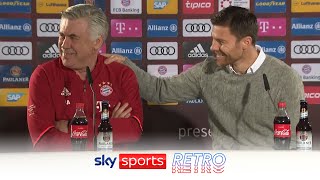 Xabi Alonso teasing Carlo Ancelotti about the 2005 Champions League final