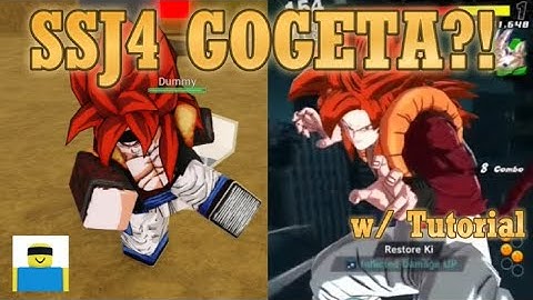 *SKILL BUILDER* SSJ4 Gogeta Moveset Showcase in Jujutsu Shenanigans (TUTORIAL)