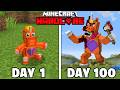 I Survived 100 Days as BUDDY in Minecraft