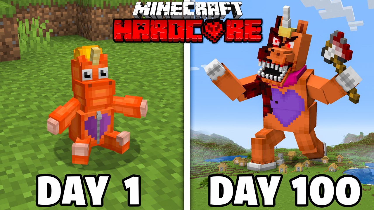 I Survived 100 Days as BUDDY in Minecraft
