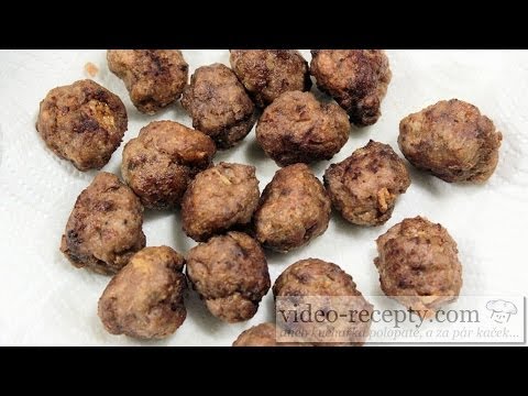 Video: Recept Na Pečené Mäsové Guľky V Rúre