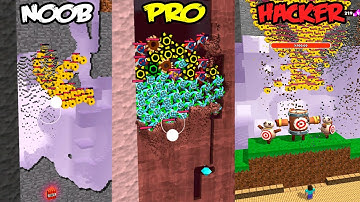 Auto Diggers 🌑 NOOB vs PRO vs HACKER All Levels