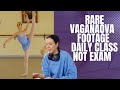 Vaganova grade 7  daily class footage rare non exam footage