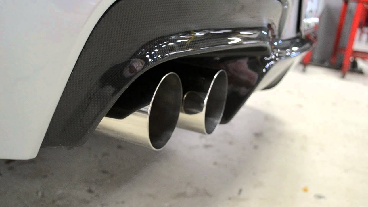 Dinan Exhaust on a BMW 650i X drive Gran Coupe - YouTube