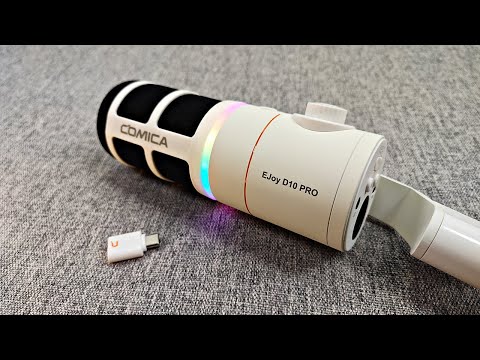 ASMR Unboxing | Comica EJoy D10 Pro RGB Dynamic Wireless Microphone