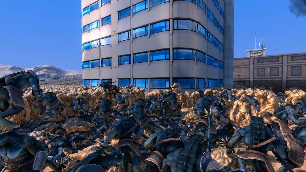 18000 Monsters VS 18000 Dragon Mans. | Ultimate Epic Battle Simulator 2 | UEBS 2