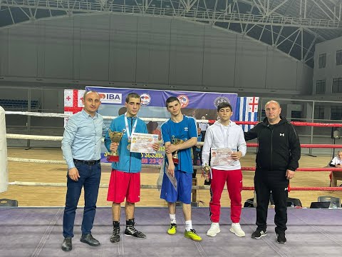 27-02-2022 (51kg) RED Leqso Khasaia VS BLUE Luka Kublashvili - Georgian Boxing Championship final.