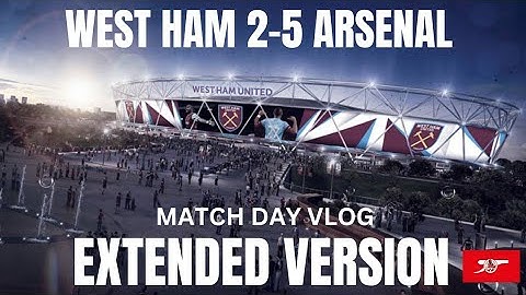 WEST HAM 2-5 ARSENAL | HAMMERED 🔨 | UNDERCOVER MATCH DAY VLOG🥷🏽 | EXTENDED VERSION. #wesars #vlog