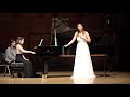 American Art Song｜6 Elizabethan Songs (D. Argento)｜Soprano Hannah Cho, Piano Jiwon Yang