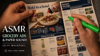 ASMR  Page Turning Through Sam's Club Monthly Ad (Tracing & Lo-fi Whispers)