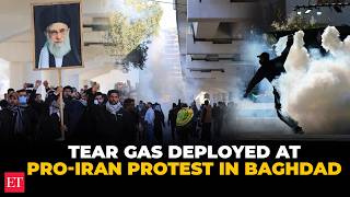 US-Israel strikes on Iran: Tear gas fired at pro-Iranian protesters near US Embassy in Baghdad