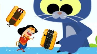 Ninja vs Wonder Woman and Batman - Run Sausage Run All New Legendary Characters screenshot 1